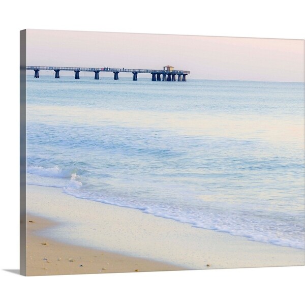 "Pompano Beach, Florida" Canvas Wall Art - Overstock - 16476943